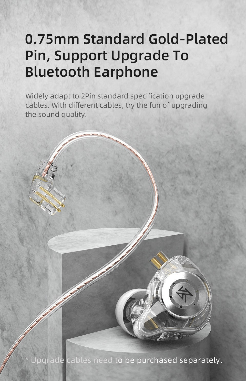 KZ EDX pro Earphones Bass In Ear Monitor Headphones Sport Noise Cancelling HIFI Headset New Arrival!