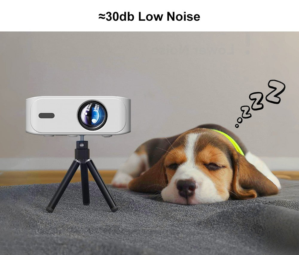 Projetor Android Touyinger L9W Ultra 4K Mini Projetores Full HD Cinema Vídeo Projetor LED Home Theater Beamer Tela Bluetooth
