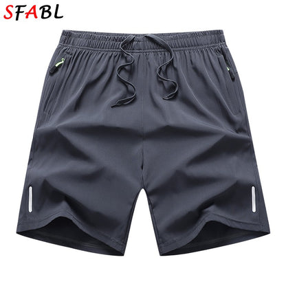 New Summer Casual Men's Shorts Quick-drying Elastic Running Gym Fitness Shorts Men Beach Short Pants Male Breathable Boardshorts