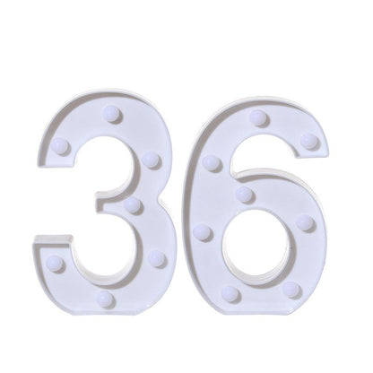 2Pcs Number 16 18 21 30 Led Light String Happy Birthday Party Decoration Wedding Anniversary Adult Birthday Party Gift Light Led