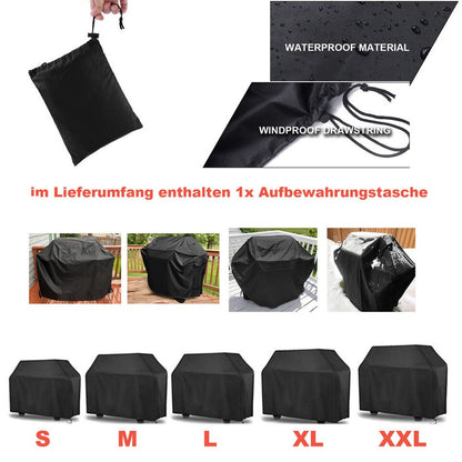 Outdoor Barbecue Gas Grill Cover Waterproof UV Protection Grill Cover Fade Resistant for Weber Holland Jenn-Air Brinkmann Grill