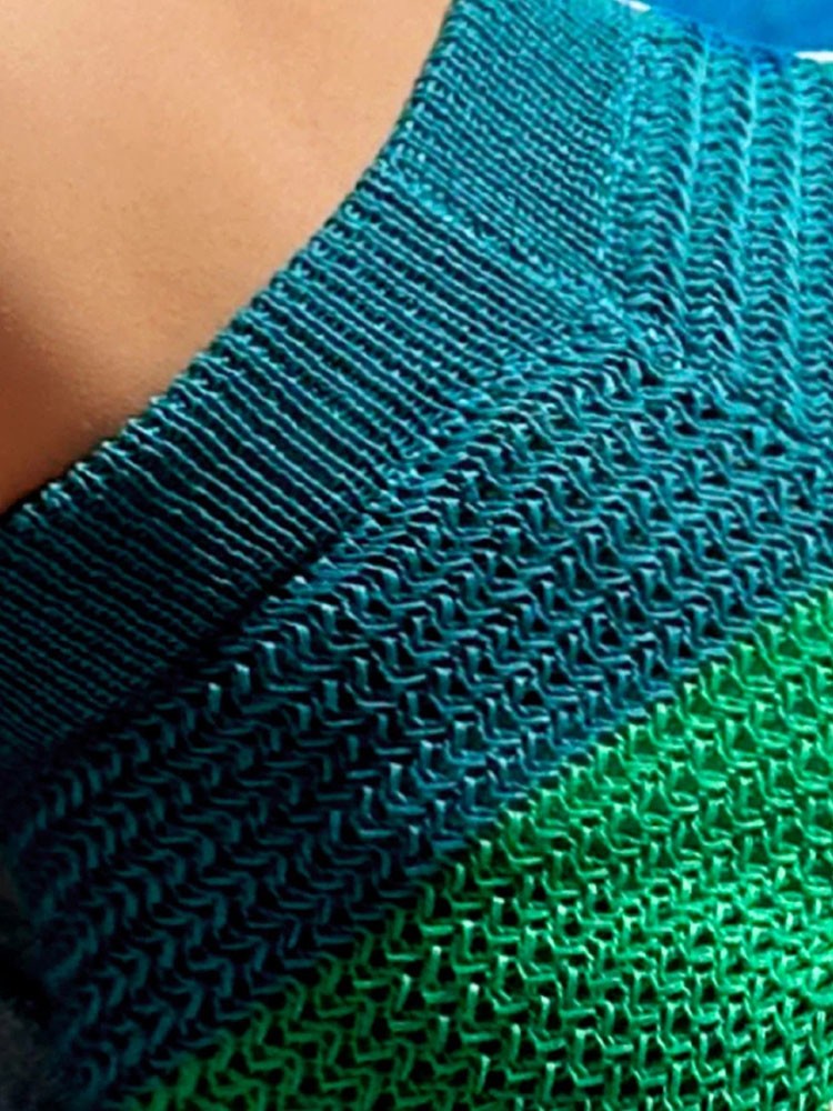 Fashionable and elegant shorts, sugar sexy knitted shorts, contrasting hollow summer pants for women's clothing