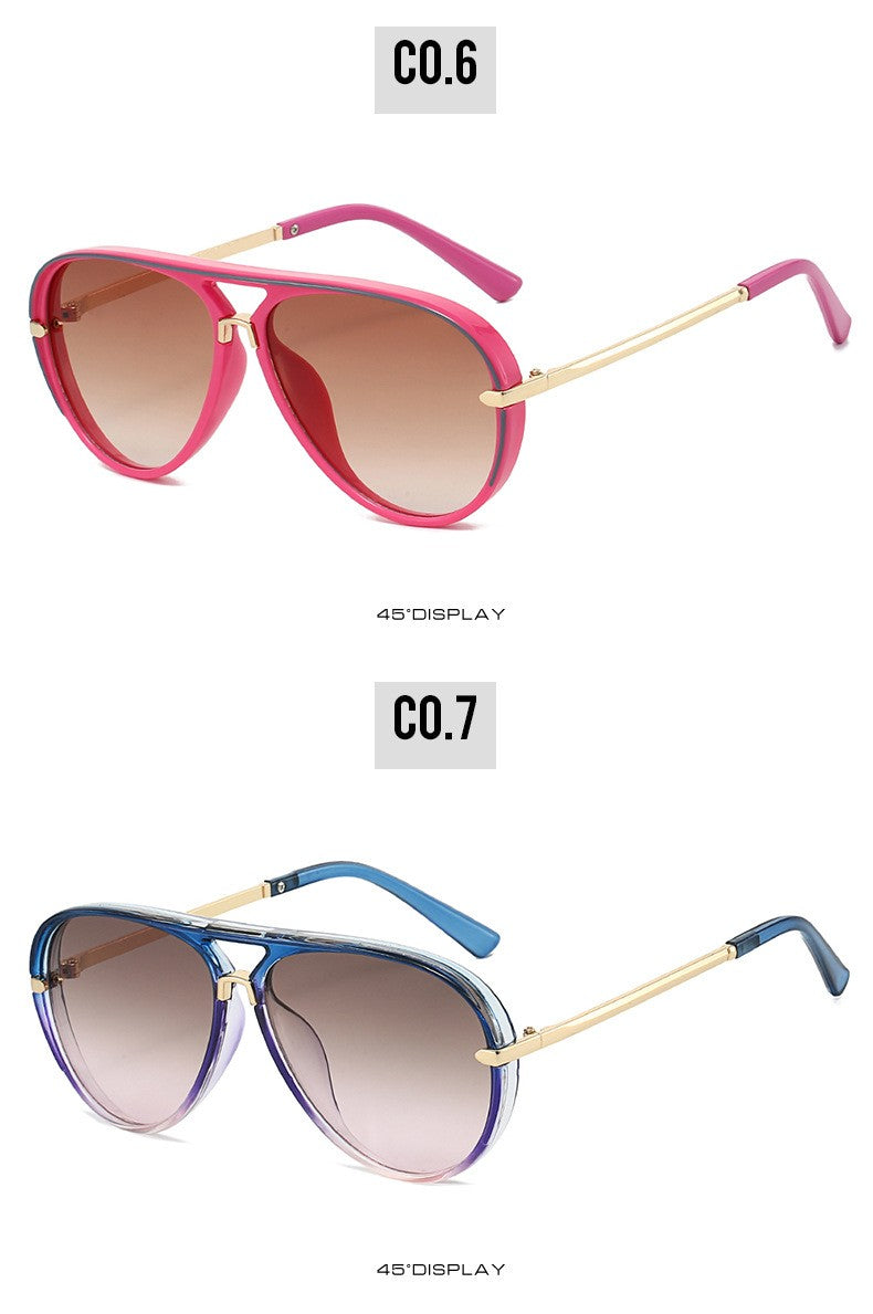 2025 Aviation Sunglasses Women Brand Designer Pilot Sun Glasses Uv400 Simple Fashion Suitable Shades