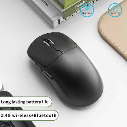 Mouse sem fio Xiaomi Bluetooth 2.4G Três Modos Recarregável Ergonômico Rato Portátil Para Escritório, Jogos, iPad, PC, Laptop, TV