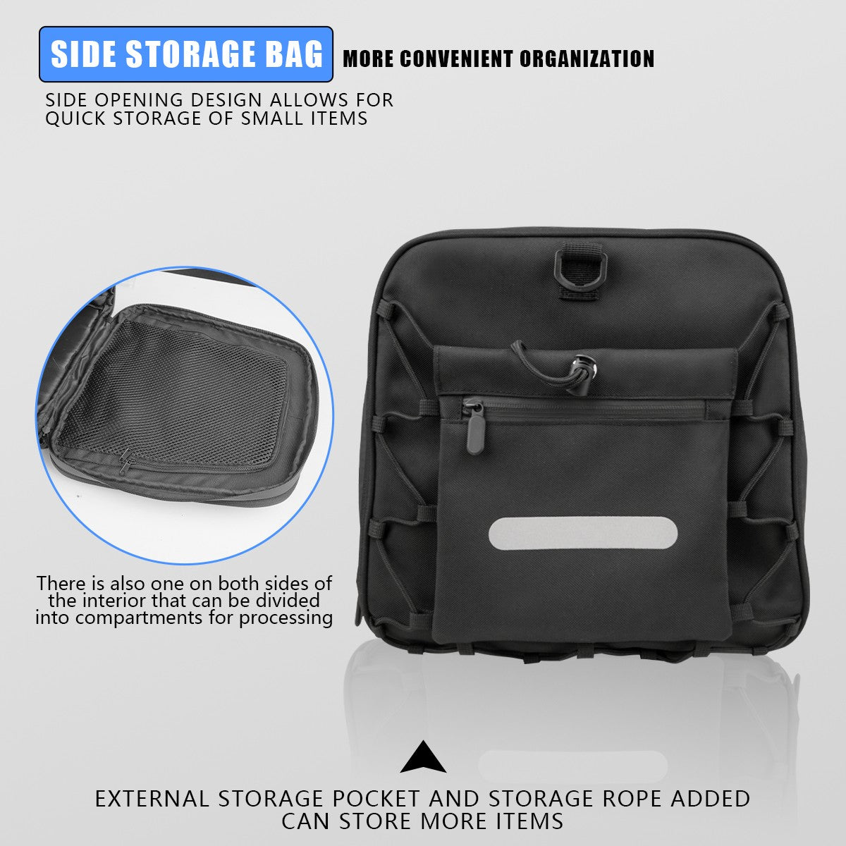 Motorcycle Tail Bag Waterproof 20L-60L Expandable Back Seat Saddle Bag Luggage Pannier Motorcycle Accessories Rider Backpack