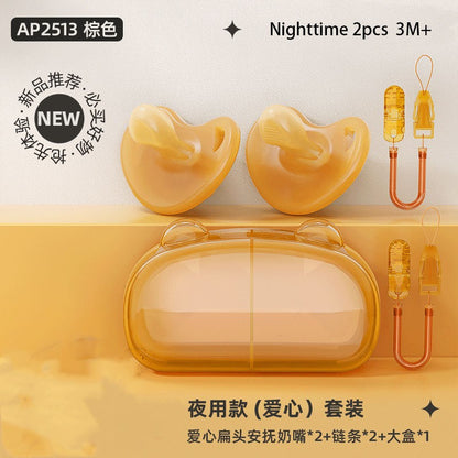 Baby pacifier/Sleep aid for babies over 3 months old/Anti bloating silicone