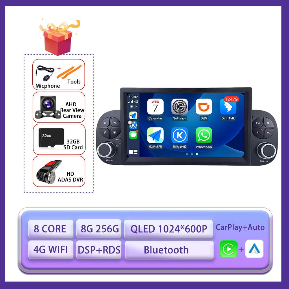 7" 4G Para FIAT Panda 2013 2014 - 2020 Carro Carplay Auto Android Rádio Navegação GPS Multimídia Player de Vídeo 4G WIFI DSP
