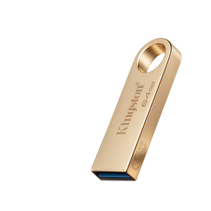 Pen Drive Kingston SE9G3, USB 3.2, Mini Pen Drive de Metal Criativo de Alta Velocidade para Escritório/Negócios/Carro