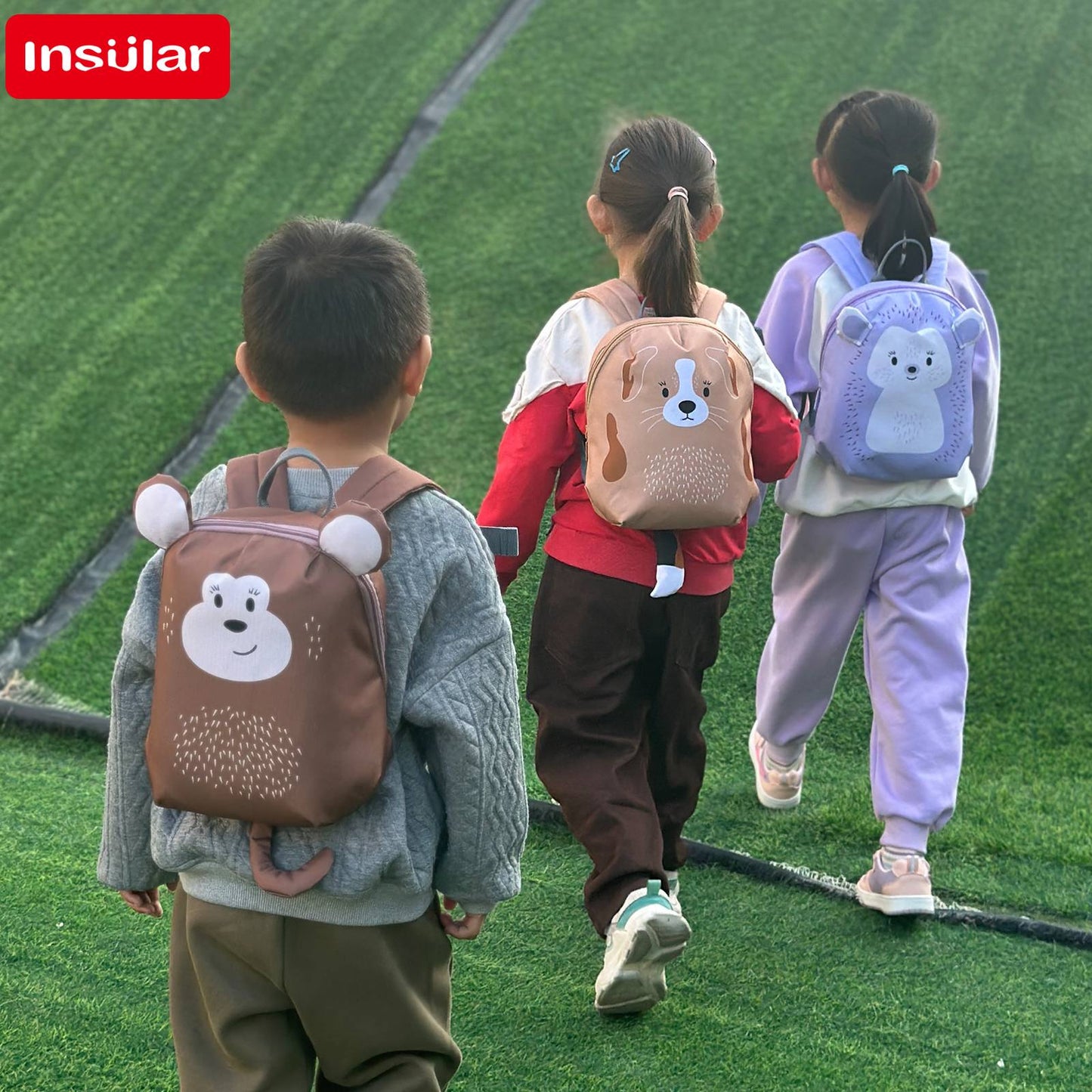 Novas mochilas infantis anti-perda com desenhos de animais fofos, mochilas escolares para meninos e meninas da pré-escola, mini bolsas escolares