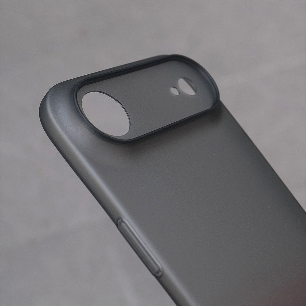 Capa Dura Ultrafina 0,3mm Para iPhone Air 17 16 Pro Max Plus 16E Translúcida Fosca Preta Fina PP Para iPhone17ProMax 16Pro