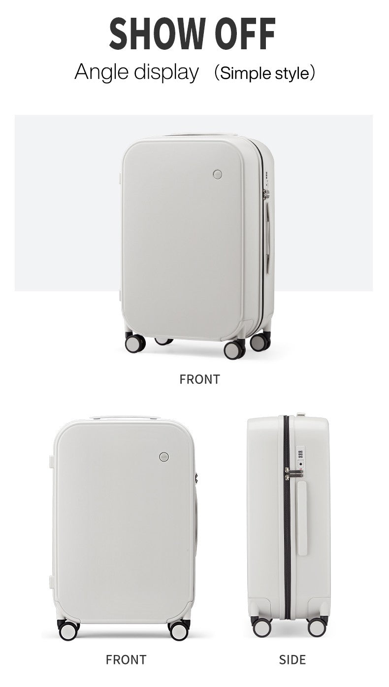 Mixi Patent Design Travel Luggage Women Men Suitcase On Wheels Spinner Trolley Case Bag 18" Carry On 20" 24" Check In 100% PC