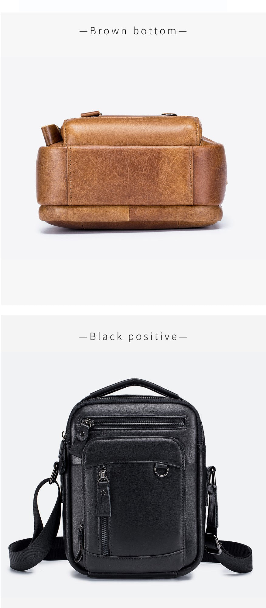 Brand 100% Genuine Leather Men's Shoulder Bags Messenger Bag for Men Crossbody Bags new Small Man Designer Handbag Bolso Male