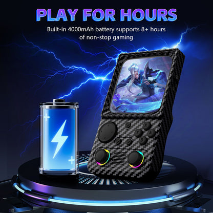 AISLPC RG45 Retro Handheld Game Console 4.0'' IPS Screen 64/128GB Supports 5G Portable Pocket Video Player