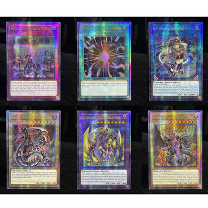 YuGiOh!! Carta FOIL QCSCR Série BLMR DRAGÃO ARMADO DAS TREVAS/I:P MASQUERENA/SUPER POLIMERIZAÇÃO/BEM-VINDA LABYRINTH YGO TCG 1ª Edição