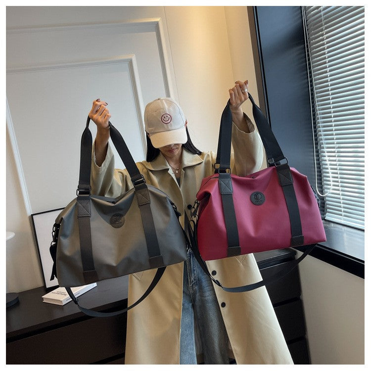 Travel bag Men's and women's tote bag Large capacity travel duffel Yoga exercise  Oxford cloth waterproof fitness bag