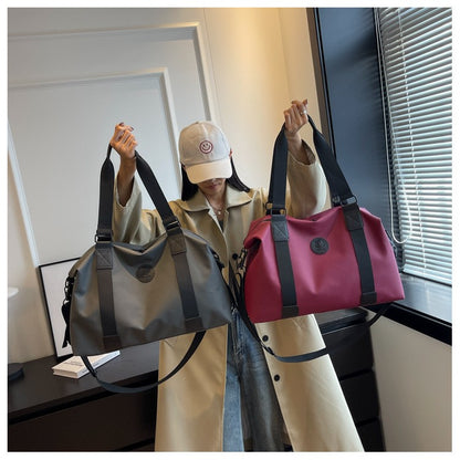 Travel bag Men's and women's tote bag Large capacity travel duffel Yoga exercise  Oxford cloth waterproof fitness bag