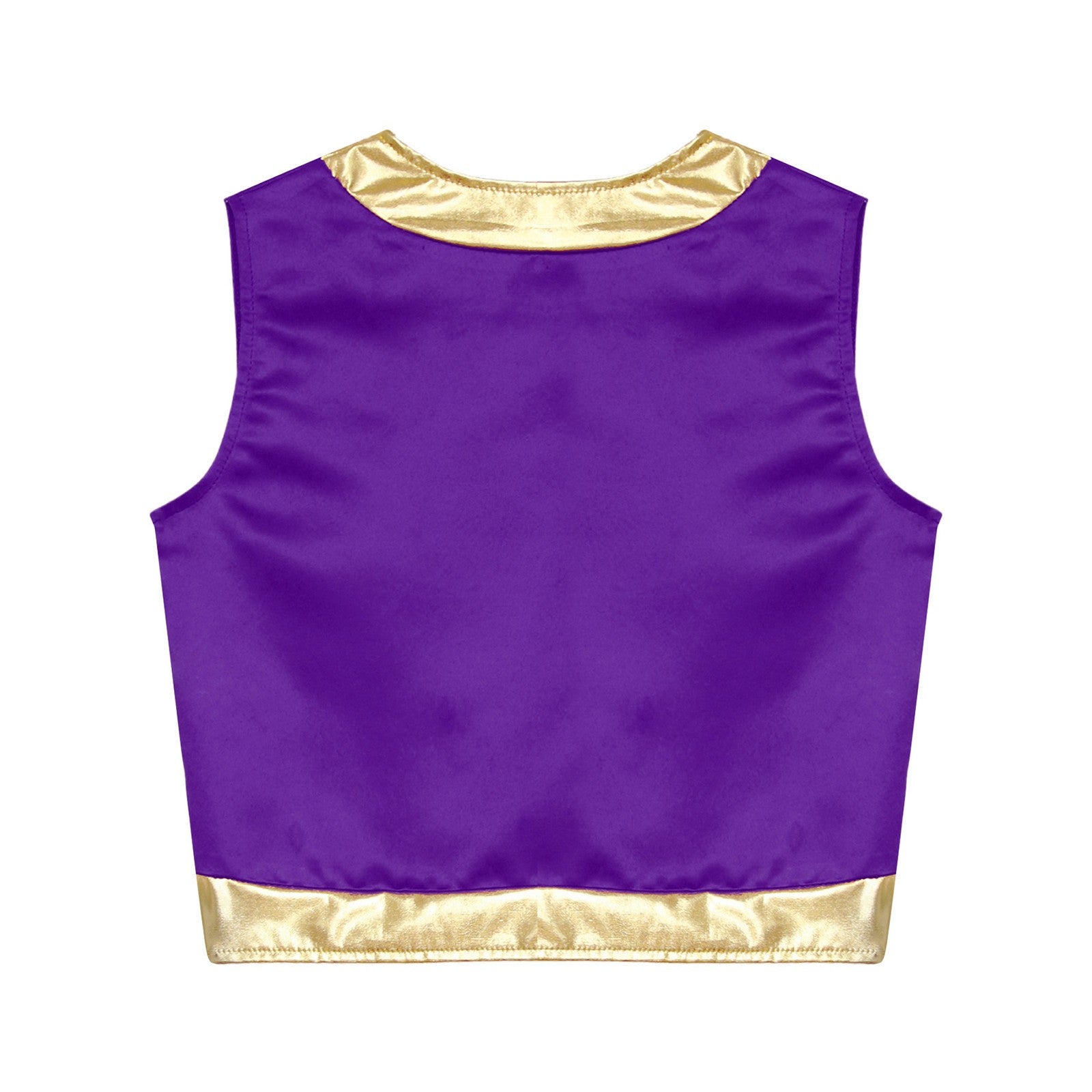 Boys Girls Halloween Toad Game Character Vest Open Front Loose Waistcoat Carnival Theme Party Super Brother Role Play Costume