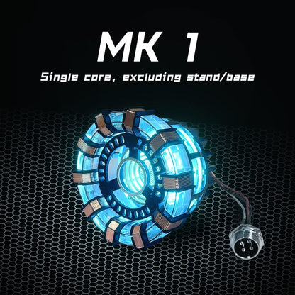 Nova Promoção: Reatores Arc Mk1 e Mk2 do Homem de Ferro Tony Stark's Heart of Mark Armor Bonecos dos Vingadores com Luzes de LED Brinquedo Lâmpada de Peito 1:1 edc