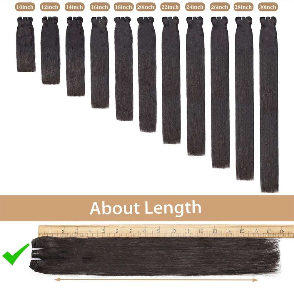 100% Human Vietnamese Raw Hair Bundles Super Double Drawn 16A Virgin Hair Bundle Straight Human Hair Weave Thick Ends Extension