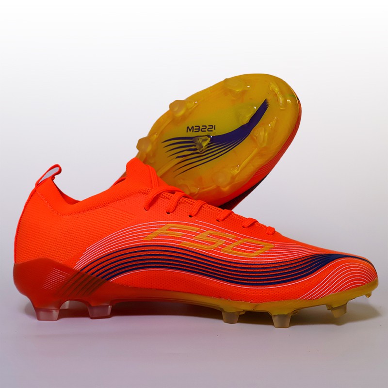 No-lace Mens Soccer Shoes Non-Slip Turf Soccer Cleats for Youth Without-Lace TF/FG Training Football Boots Chuteira Campo 39-45