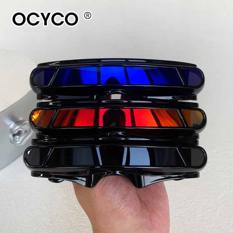 X-man Polarized Sunglasses for Men Women Memory Material Shield Eyewear Outdoor Sports Goggle Cycling Glasses