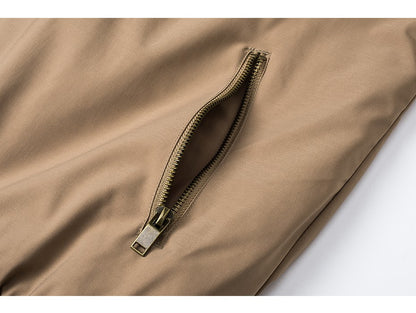 MAGCOMSEN Men's Aviator Jackets Thick Warm Orange Lining Bomber Jackets Fall Winter Casual Windproof Coats