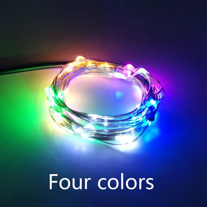 IP65 LED Copper Wire Fairy Lights DC 12V Powered Flexible String 5M 50Lamp 10M 100Lamps for Indoor Outdoor Party Festival Decor