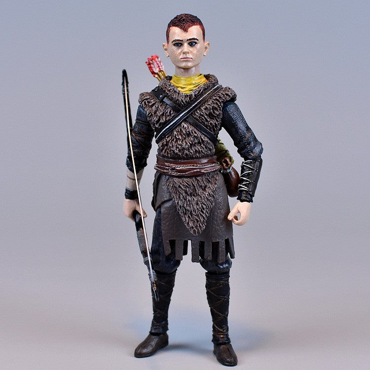 God of War 4 Filho Atreus PVC Boneco de Ação Modelo Colecionável Brinquedos 14cm