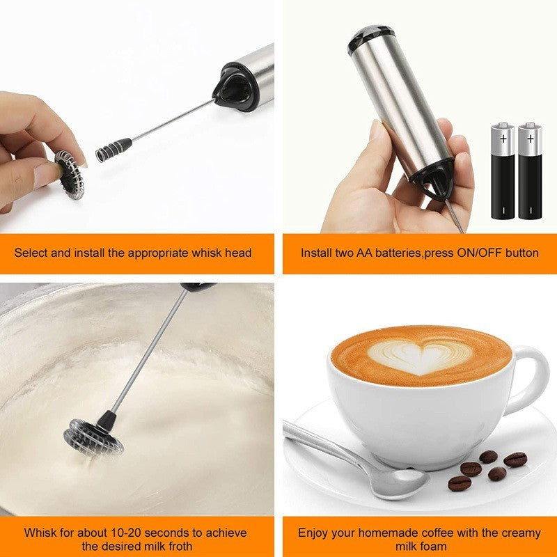 Espumador de Leite Elétrico Portátil Mini Batedor de Café Mixer de Cozinha Batedor de Ovos Ferramentas para Cappuccino Creme
