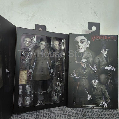 NECA Ultimate Count Orlok Black and White Horror Nosferatu Action Figure Model Toys Birthday Gift