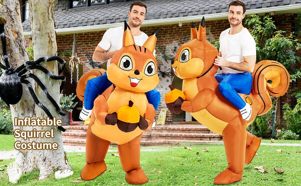 New Riding Animal Inflatable Costume Anime Suits Dress Mascot Purim Halloween Christmas Party Cosplay Costumes for Adult