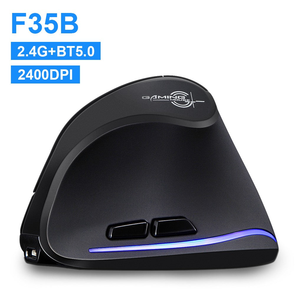 Lefon 2.4G Ergonomic Mouse Wireless Vertical Mouse Rechargeable Gaming Mice for PC Laptop MacOS Office F35C/F35B/F35 MODEL