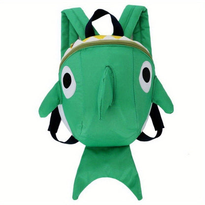 Cartoon Shark Backpack for Children Cute Aged 12-14 Boys And Girls School Bag with Fun Design