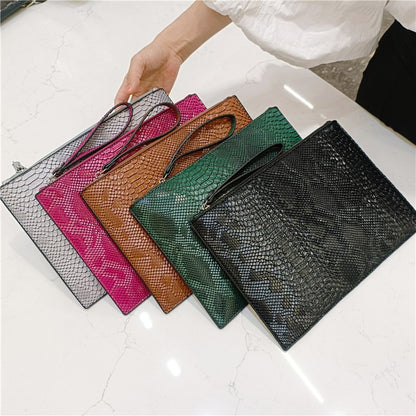 Fashion 3D Python pattern Women Clutch Bag Brand Design Party Envelope Clutches for ladies wallet Free Card bag handbag