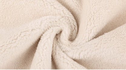 Autumn Winter Coat Men Jacket Vintage Solid Turn-Down Collar Outdoor Training Suede Zip Pocket Lamb Fleece Collar Warm Jacket