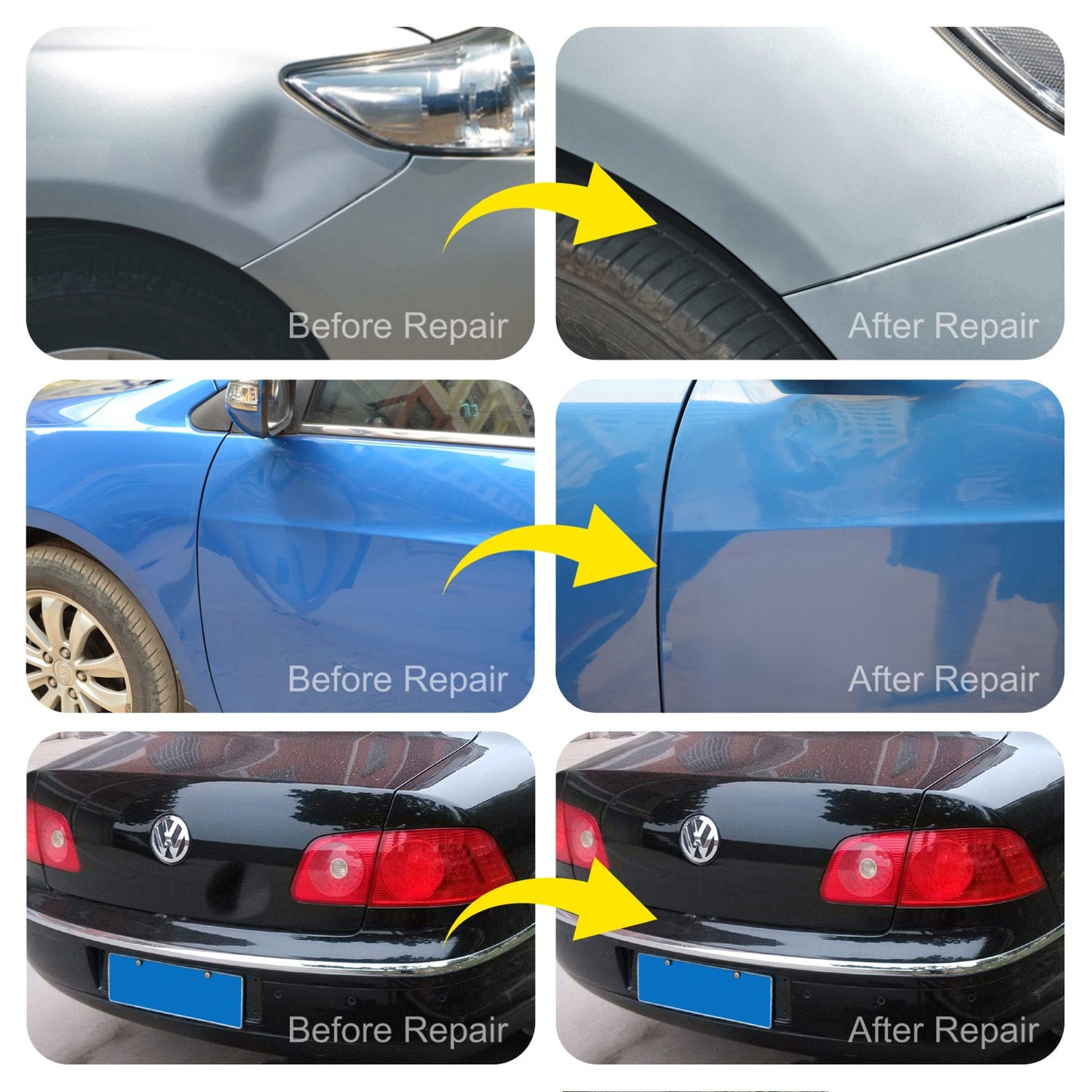 Ferramentas Super PDR para Reparo de Amassados Kits de Remoção de Amassados Reparo de Amassados sem Pintura Kit de Repuxador de Carroceria para Automóveis