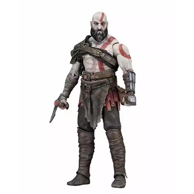 NECA God of War Ghost of Sparta Kratos Boneco de Ação 18cm PVC Coleção Articulada Jogo Ultimate Kratos Estatueta Modelo Brinquedos Presentes