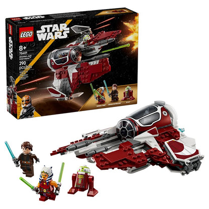 LEGO Star Wars 75401 Interceptador Jedi de Ahsoka, Brinquedo de Blocos de Montar para Crianças, Presente