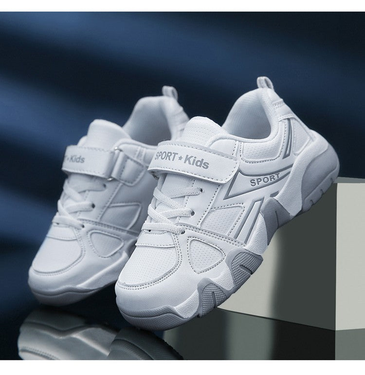 White Breathable Children Walking Shoes Summer Mesh Casual Sneaker for Kids Boys Outdoor Sport Tennis  Anti-Slip