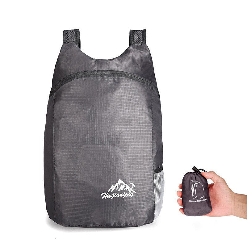 Bolsa esportiva leve para exterior mochila impermeável resistente ao desgaste mochila de viagem mochila dobrável pequena mochila de armazenamento