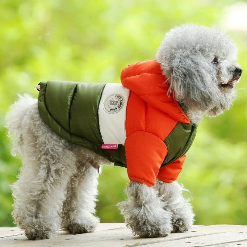 Casaco Acolchoado de Inverno para Cães, Jaqueta de Cachorro Quente e Macia, Roupas Fashion para Filhotes, Casaco Fofo para Gatos, Roupas para Pets, Roupas para Bulldog Francês
