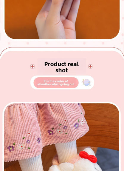 2025 New Winter Warm Cute Cartoon Indoor Mule Soft Non-slip Fluffy Slippers For Kids Teen Boys Girls Children Home Cotton Shoes