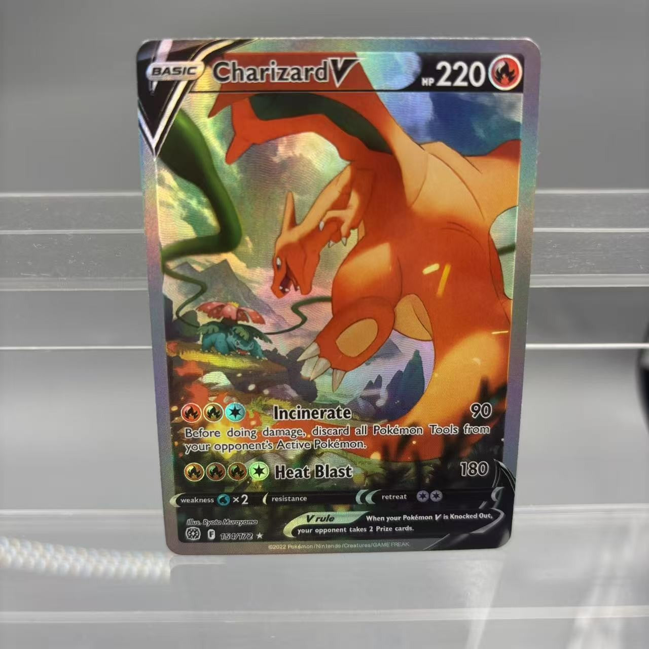Cartas Colecionáveis PTCG DIY Charizard Blastoise Venusaur ex Giratina Carta Única Feita à Mão Jogo Clássico Anime Cartão Presente Brinquedo
