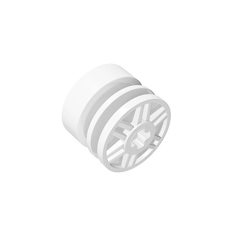 10pçs Roda 55982 18mm Dx14mm com Bloco de Furo de Eixo Acessórios de Cores Moc Compatível com Brinquedo Infantil de Montar DIY