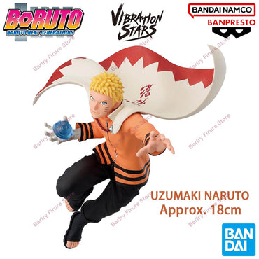 In Stock BANPRESTO Vibration Stars Boruto: Naruto Next Generations Uzumaki Boruto Uchiha Sasuke Anime Firgure Boxed Model Toys