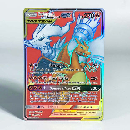 Pokemon Ancient Mew Collection Card Mew Classic Limited Anime Cards Zekrom Reshiram Victini Holographic Proxy Card Gift Toys