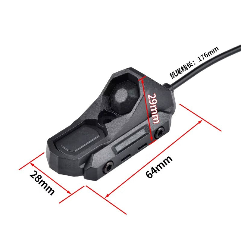 Tactical Surefir SF M300 M600 Flashlight Strong Light AXON Switch Fit 20mm Picatinny Rail Airsoft Outdoor game Toy lamp