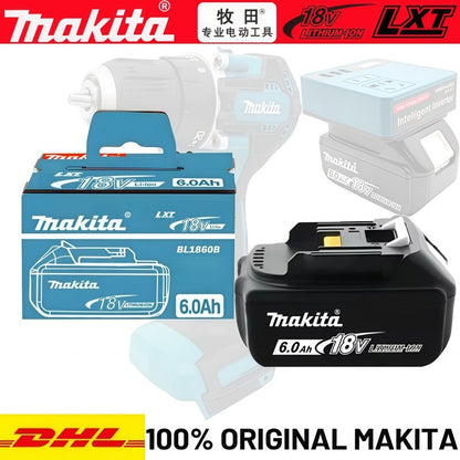 Bateria Recarregável Makita BL1860 18V 6.0Ah para substituição de bateria Makita BL1860B BL1860 BL1850 DHP482