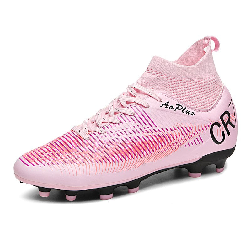 2025 New Football Shoes Society Soccer Cleats Long Nails Soccer Boot Non-slip Training Sneaker Artificial Quality Grass Footwear