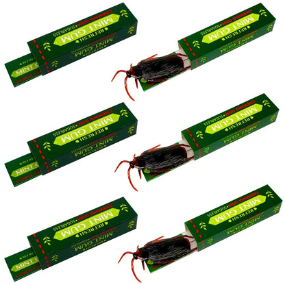 10-30 Pcs Halloween Prank Cockroach Chewing Gum for Halloween Ghost Festival Prank Funny Party Party Gift Decoration Supplies